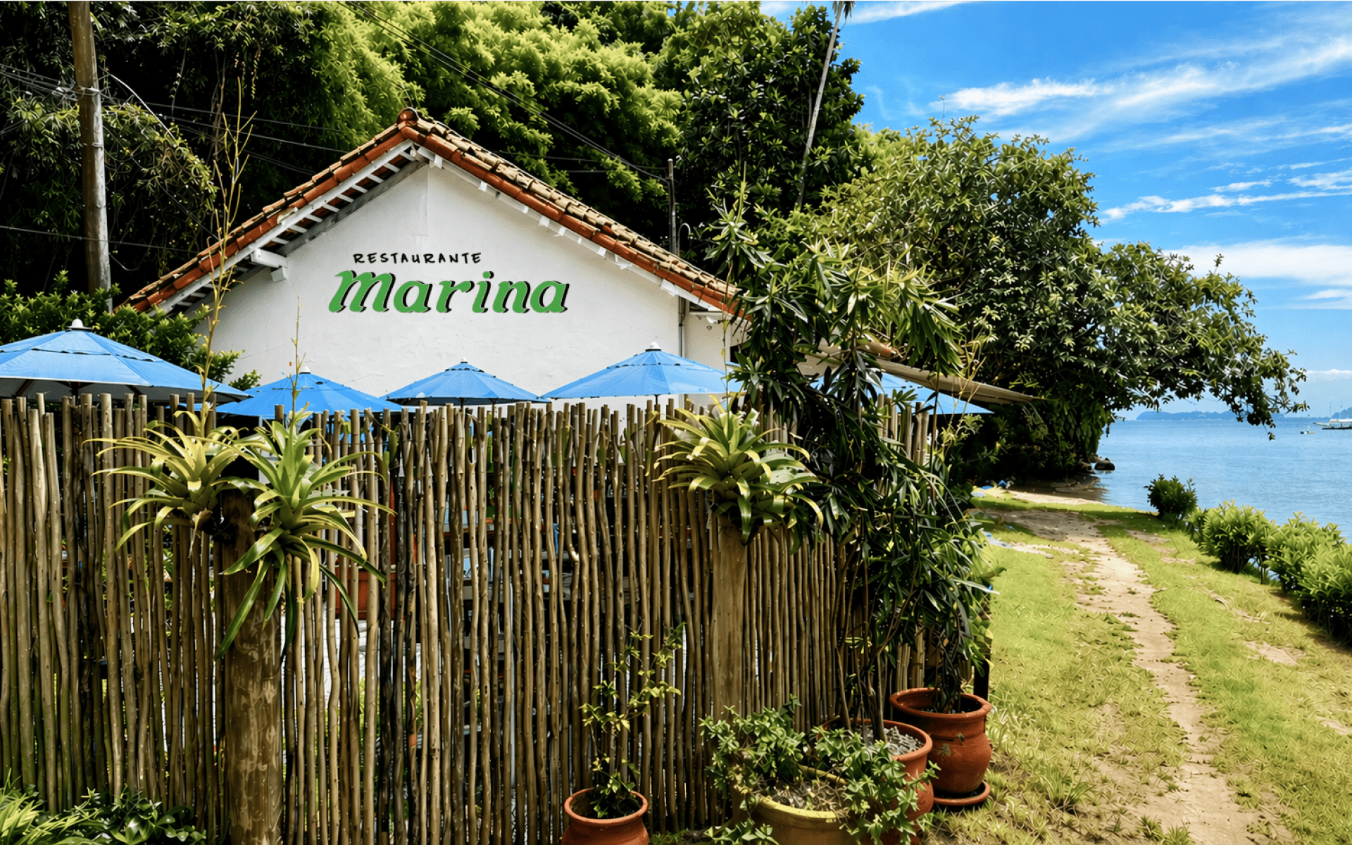 Restaurante Marina Paraty na Praia do Pontal